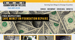 Desktop Screenshot of foundationsonthelevel.com